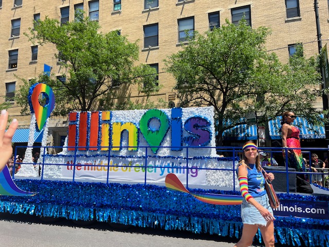 Illinois Pride float